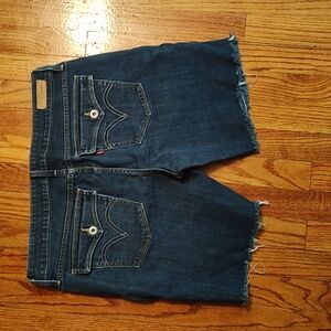 Levi's 545 cut off jean shorts
